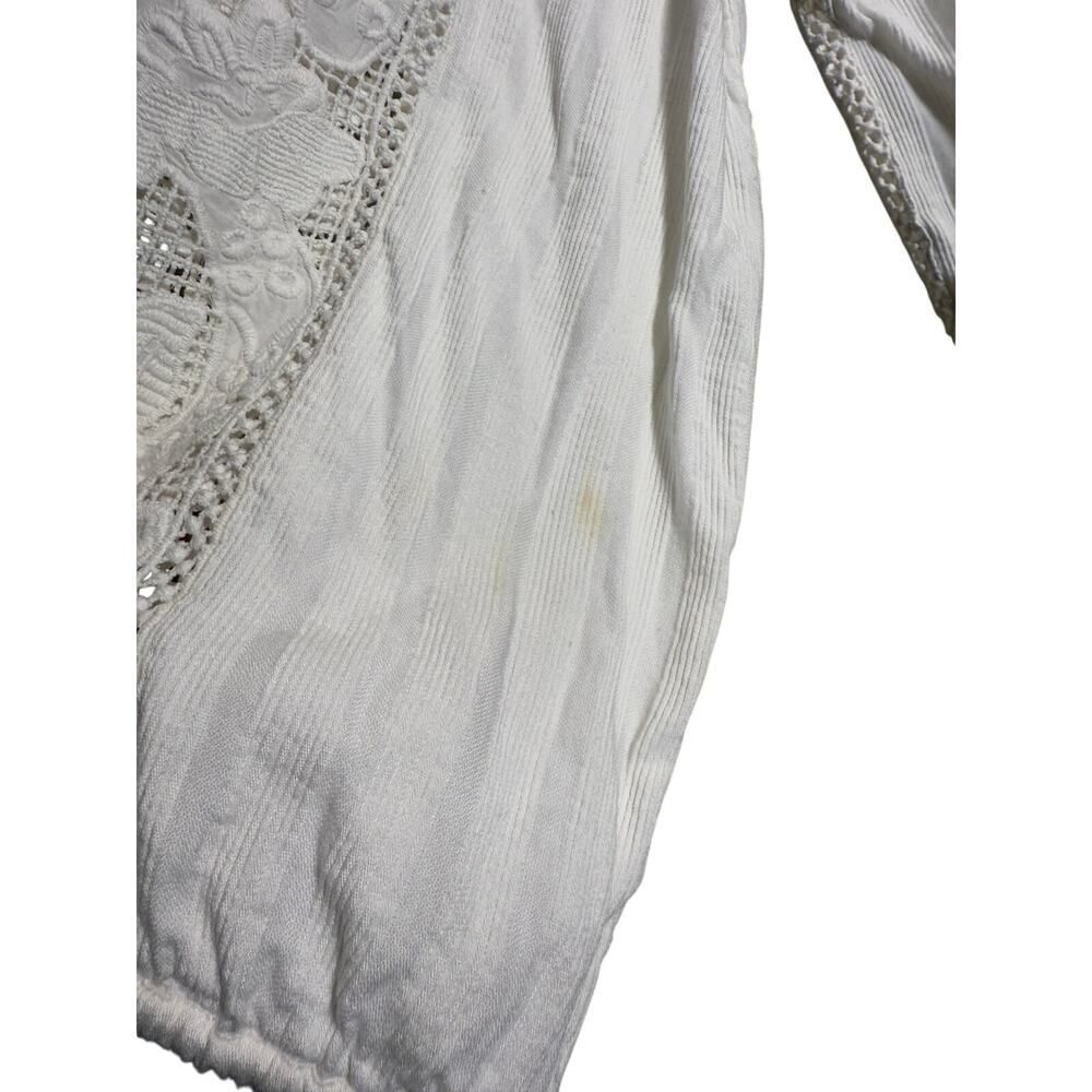 Ulla Johnson Mika Blouse Blanc White Women’s Size 4 - Picture 12 of 12